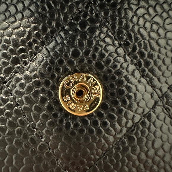 Chanel Black Caviar Quilted Classic Flap continental wallet - Picture 11 of 16